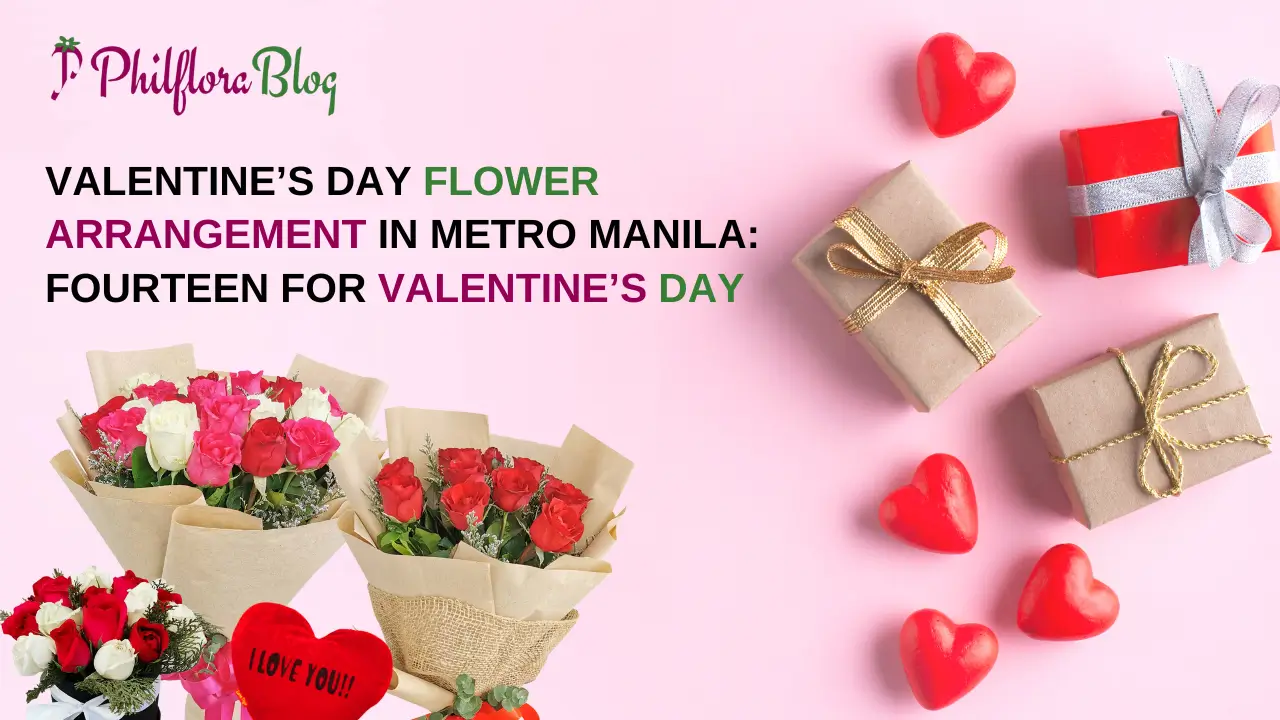 Valentines Day Flower Arrangement: Fourteen for Valentine’s Day