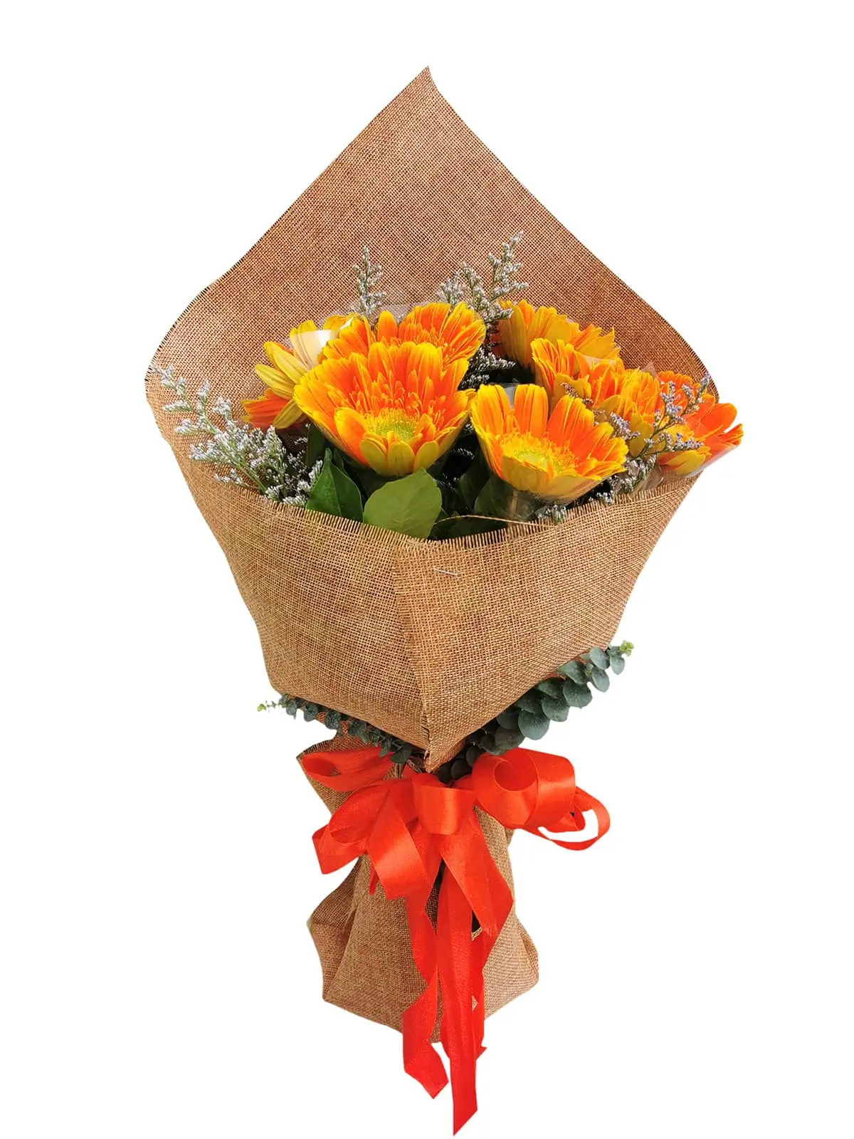 ORANGE Burlap ch
