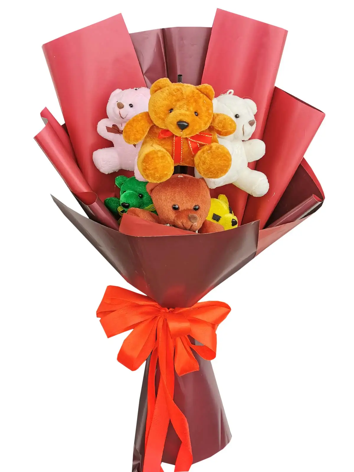 Mix Bears 6 Maroon