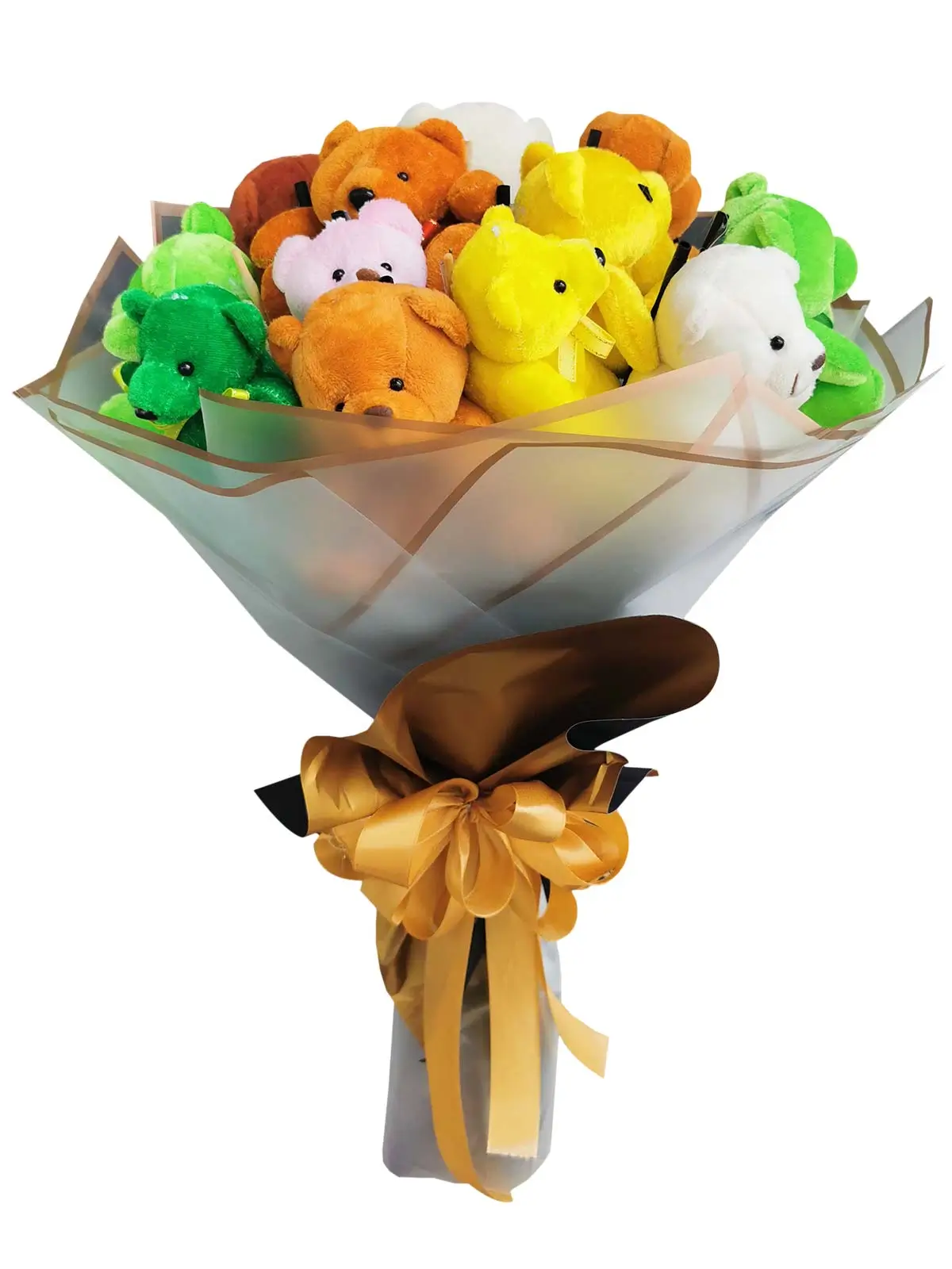 Mix Bears 12 White Gold