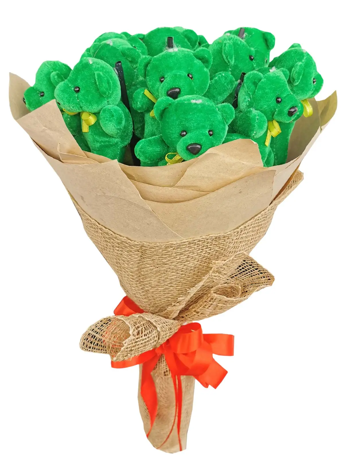 Green Bears 12 Kraft Jute