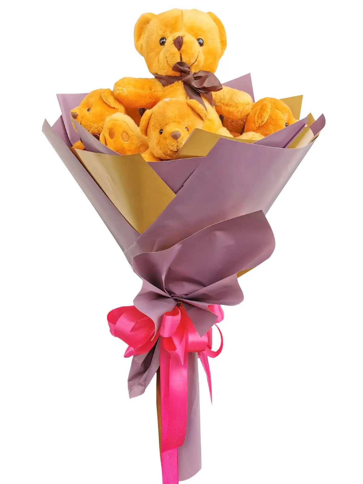 Brown Bears 7 Pink Gold