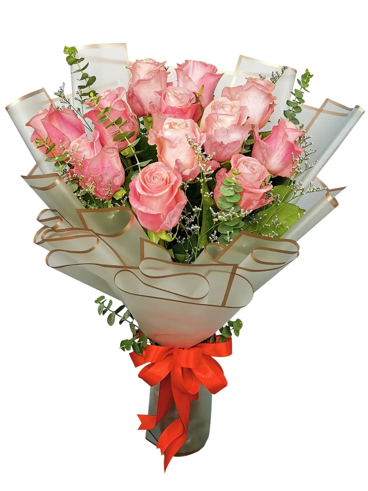 12 Stems Pink Rose