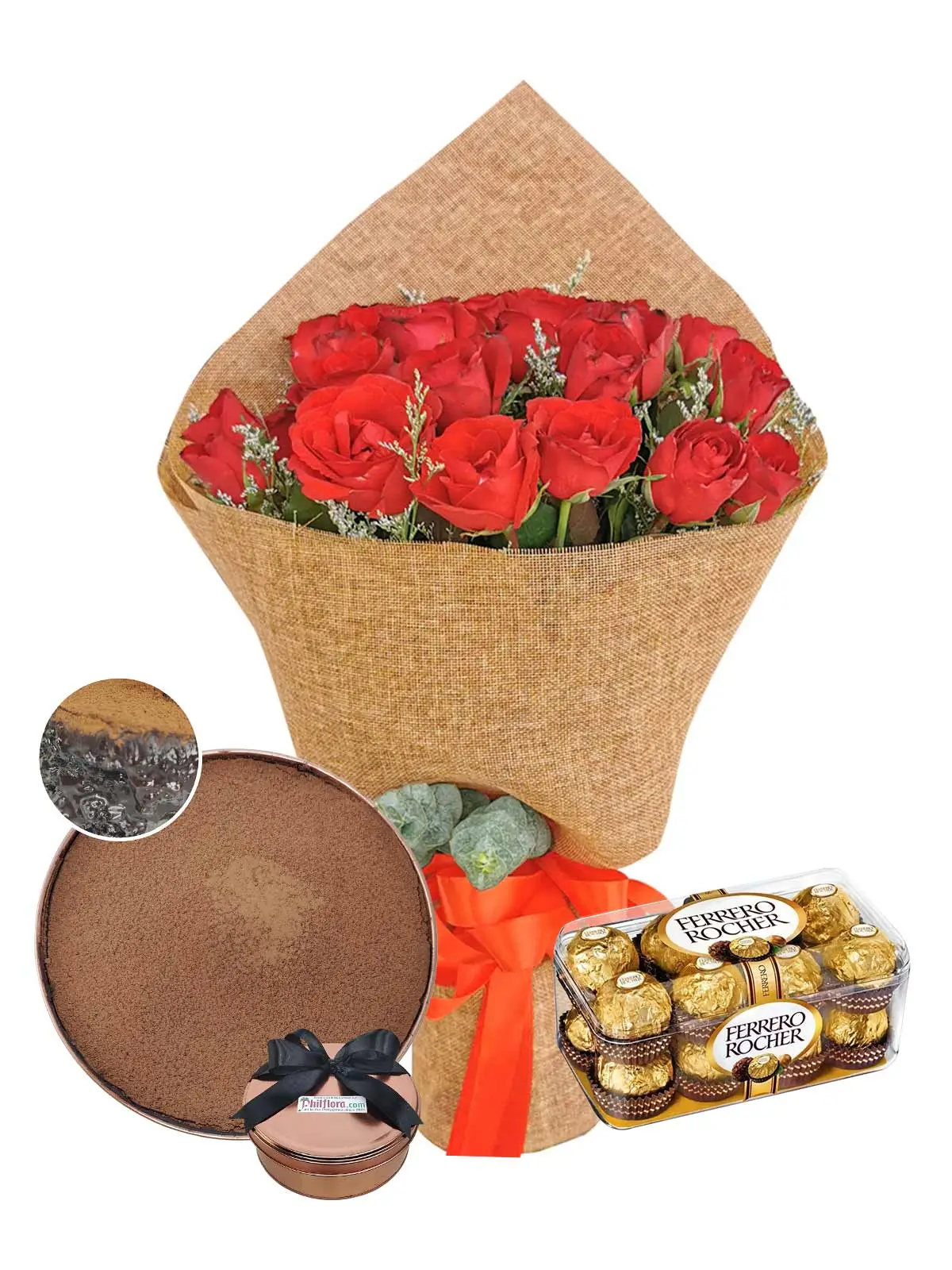 24 red rose CH