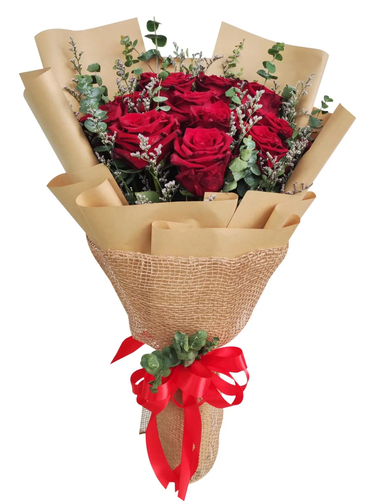 12 red ecua kraft+jute