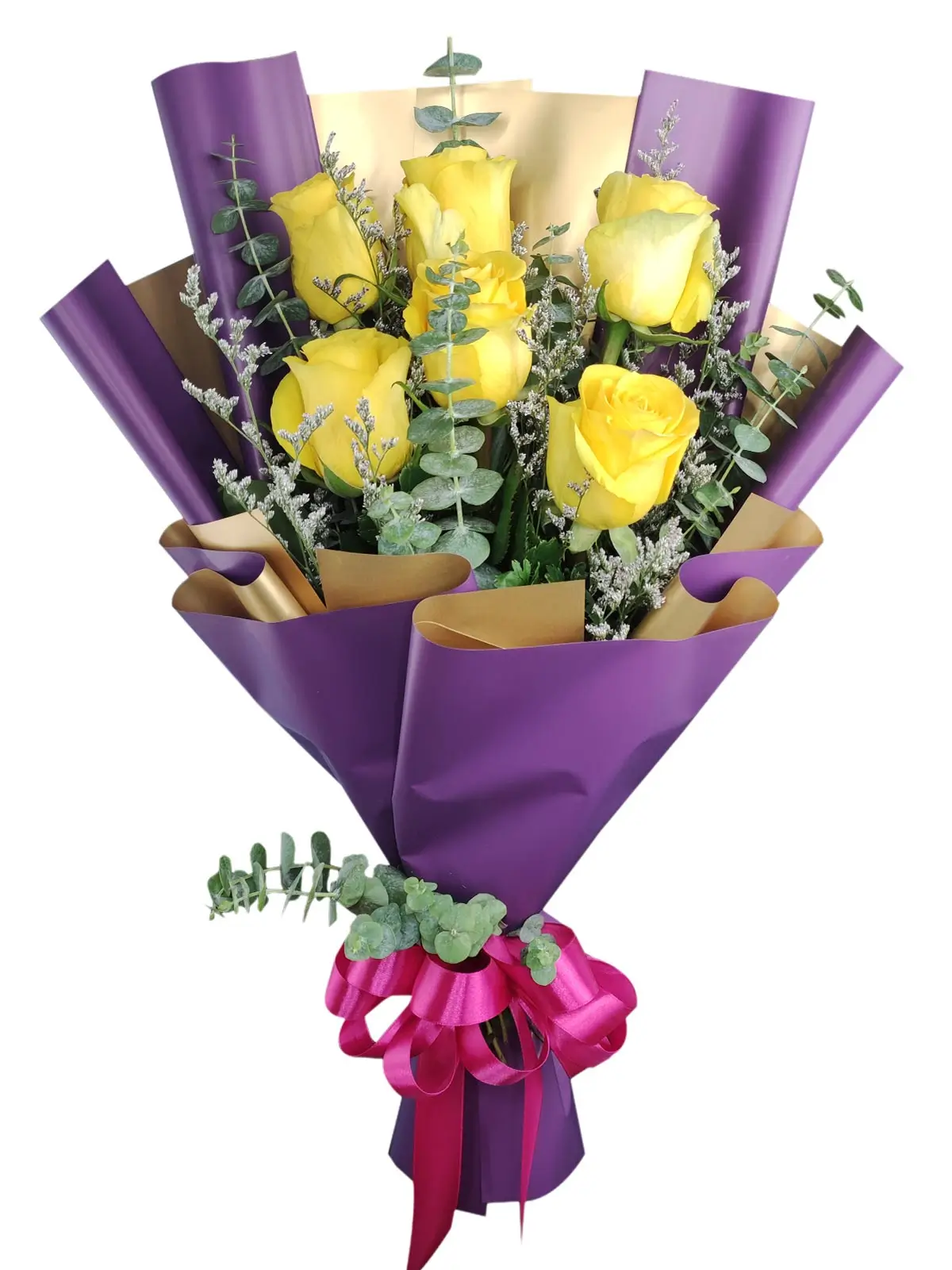 6 yellow ecua purple/gold