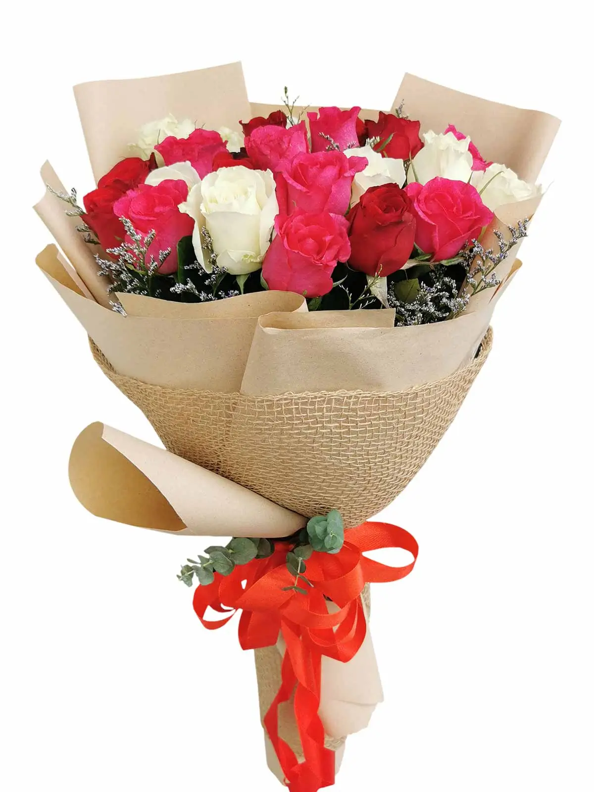 24 pcs mixed roses