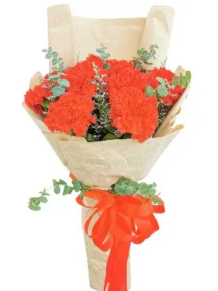 RED Carnation Kraft Paper