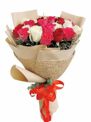 Mix Rose Kraft Jute 24