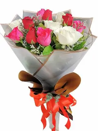 Mix Rose White BG 12/24
