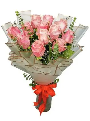 12 Stems Pink Rose