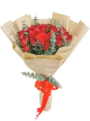 99 pcs red roses