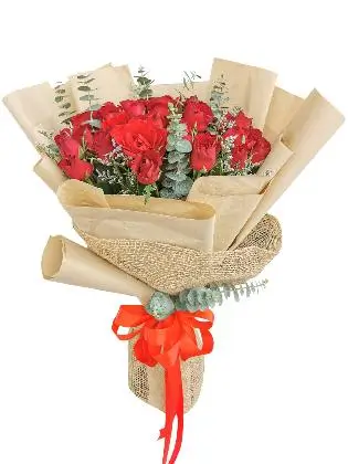 99 pcs red roses