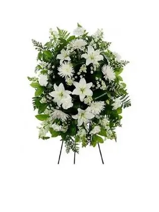 sympathy-caring-thoughts-are-with-you:-stand-arrangement sympathy-caring-thoughts-are-with-you:-stand-arrangement
